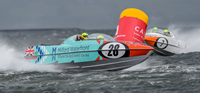 Milford Waterfront boat at P1 Scottish Grand Prix of the sea